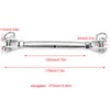 2pcs Jaw and Jaw Turnbuckle Stainless Steel Turnbuckle Rigging Screw
