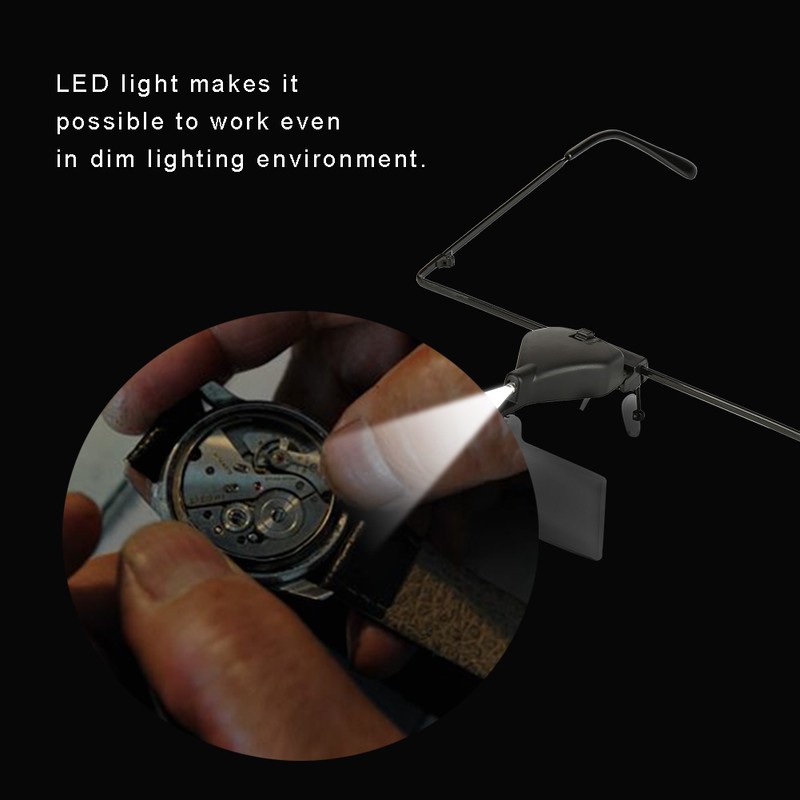 Watch Repair Single Lens Eye Glasses 1.5x / 2.5x /