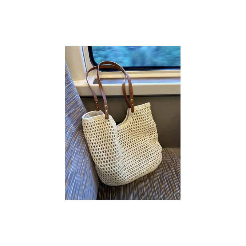 PETITCHOU Tote Bag, Tote Bag, Cargo Bag, Knit Crochet Women's