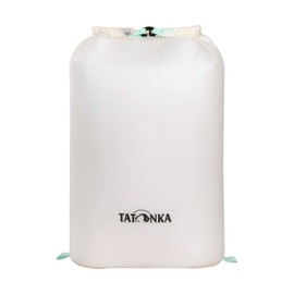 Tatonka SQZY Dry Bag Waterproof 15 L Ultralight Storage Bag with Roll Closure and Taped Seams Ideal for Sorting Travel Luggage 15 Litres PFC-Free White