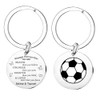 Nimteve Soccer Gifts For Women Men Soccer Keychain For Soccer