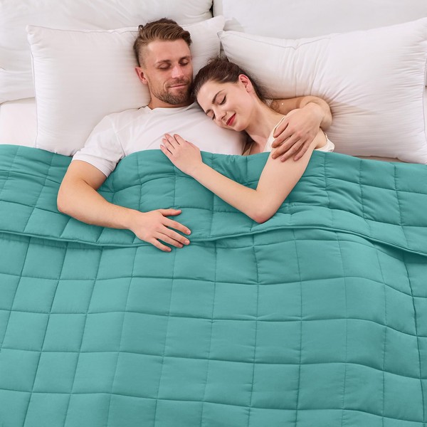 yescool Weighted Blanket for Adults (25 lbs, 80” x 87”,