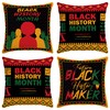 Black History Month Decorations Black History Month Pillow Covers Set