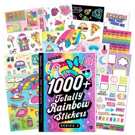 Basic Fun Fashion Angels 1000+ Totally Rainbow Stickers