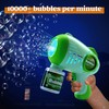 JOYIN 2 Kids Bubble Guns with 4 Bottles Solution, Automatic