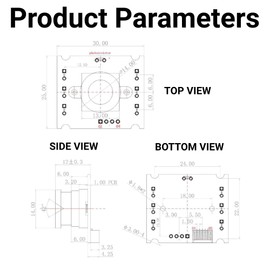 USB Camera Module Wide Angle Lens Webcam HD USB Interface for WinXP/Win7/Win8/Win10/OS X/Linux/Android