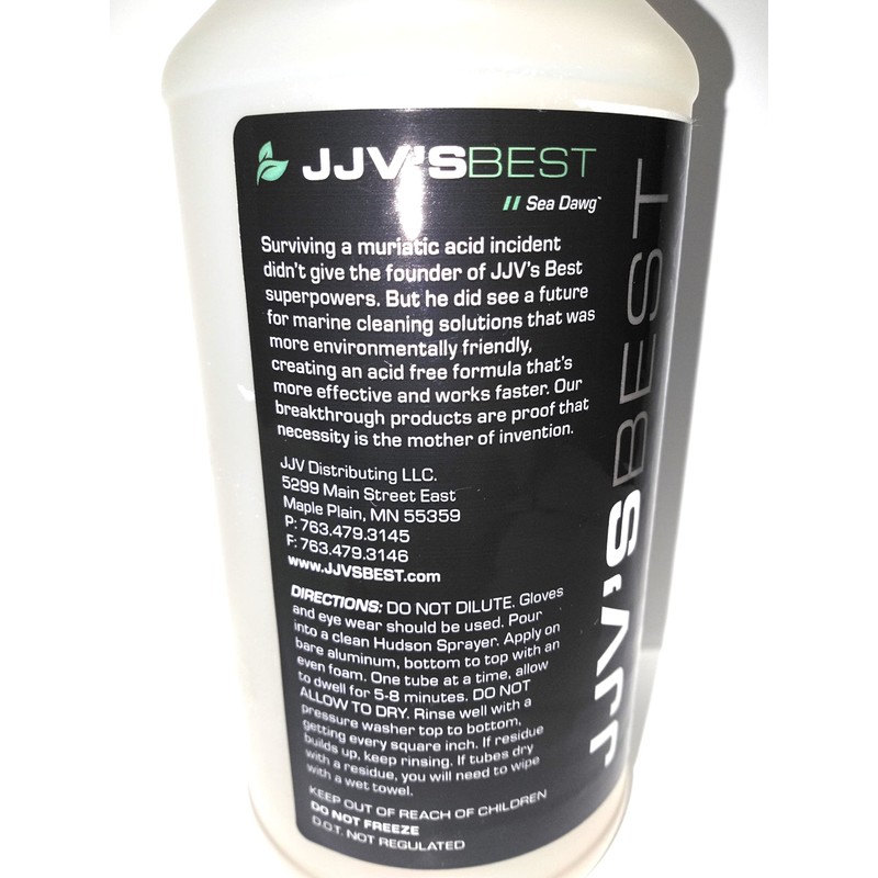 JJV's Best ALU100-Q Aluminum Cleaner - 32 oz.