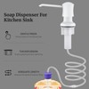 Sink Soap Dispenser for Kitchen Sink White Upgrade with 40"