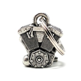 Bravo Bells - Motorcycle Engine Biker Bell Accessory or Keychain for Good Luck on The Road - Made in the USA