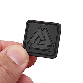 Valknut Blackout Ranger Eye Norse Viking PVC Rubber Hook
