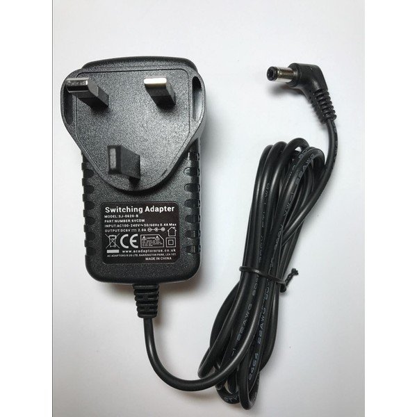 Replacement for 6V 600mA JAD-0600600F Boots Baby Monitor AC Adaptor