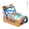 Pezin & Hulin Bamboo Charging Station with Watch Stand, Docking