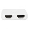 Goshyda Hdmi Splitter, ABS White Double Way Switcher, 2 In