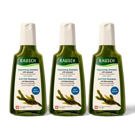 Rausch Oily Shampoo Degreasing Seaweed Scalp Care Shampoo 200ml 3pcs / 라우쉬 지성 샴푸 디그리징 씨위드 두피케어 샴푸 200ml 3개