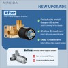 Airuida Round Single-Function Shower Handle Valve Trim Kit Shower Valves