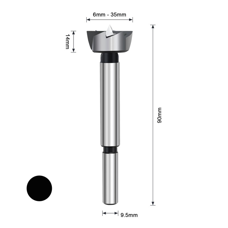 13mm Woodworking Drill Hard Alloy Counterbore Drill Precision Woodworking Hinge