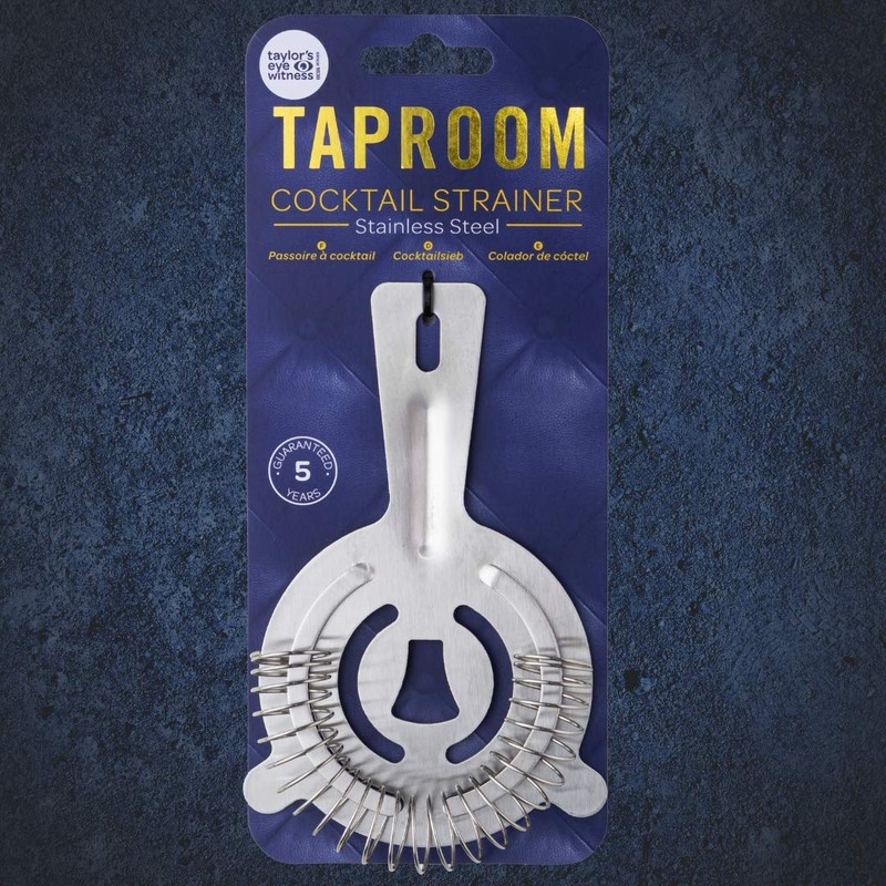Taylors Eye Witness Taproom Barware Sets - Cocktail Strainer Stainless