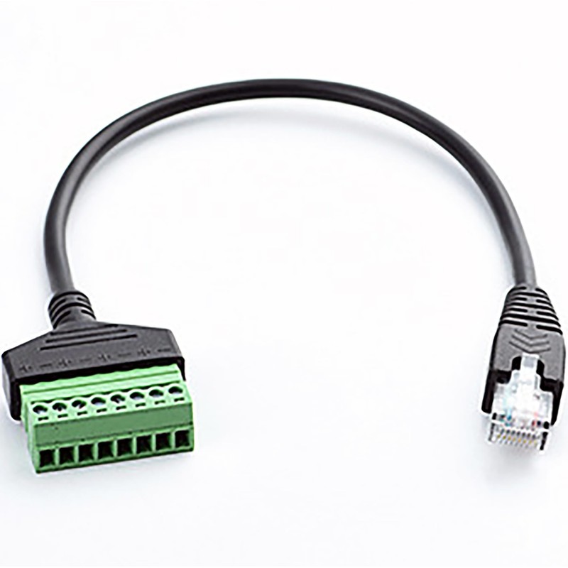 tunghey 2Pack RJ45 Male to 8 Pins Screw Terminal Block