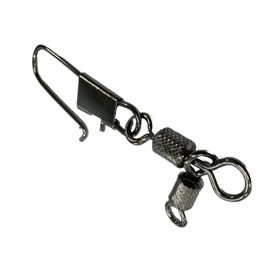 50 Pieces, Made in Japan, Parent-child Swivels (Bottom Sinker Type) Swivels, Sarkan, Eurimothoposhi, Black, Medium (50 Pieces)