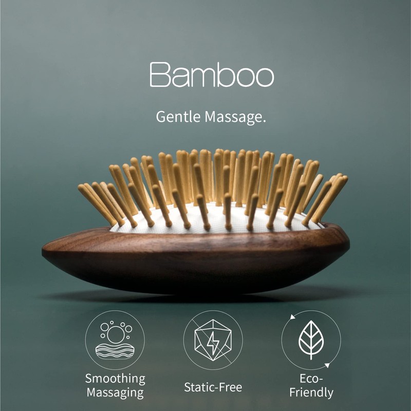 Uffy Acubrusher – Bamboo Bristle Gua Sha Hair Brush -