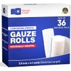 Gauze Rolls 3 inch 36 Rolls – Premium Quality Lint