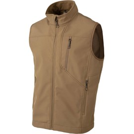 Beretta Men's Daybreak Softshell Outdoor Hiking Upland Hunting Lightweight Wind & Water-Repellent Breathable Mesh Lined Vest, Otter, Medium