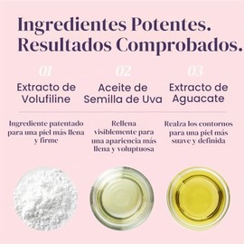 Divine Derriere- Crema corporal Perky - Crema reafirmante y tensora para el cuerpo - Crema reafirmante para el pecho hidratante con