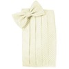 Ivory Palermo Cummerbund and Bow Tie Set - Pocket Square