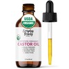 Organic Castor Oil - 100% Pure Certified USDA Organic, Cold