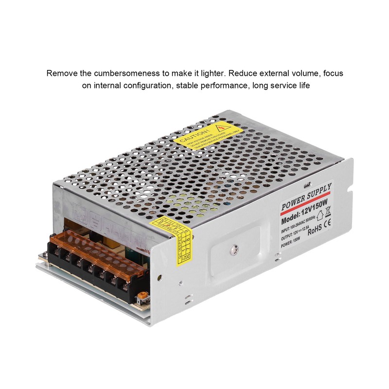 DC Regulated Switching Power Supply LED Security Monitoring 12V 150W