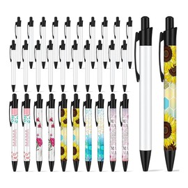 Nvanvmm Sublimation Pen Blank Sublimation Ballpoint Pen DIY Office School Stationery Supplies