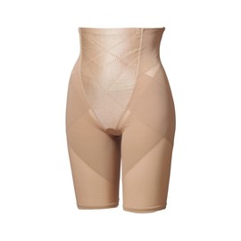 Nissen Correction Shorts, Girdle, High Waist, Full Long Girdle That Tightens Your Belly to Your Thighs, brown (mocha)