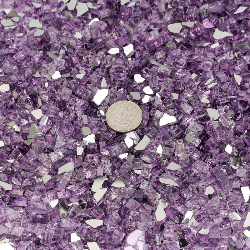 Stanbroil 10-Pound Fire Glass - 1/4 inch Reflective Tempered Fire