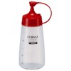 Asvel 2142 Seasoning Bottle, Narrow Mouth, "Forma" Red