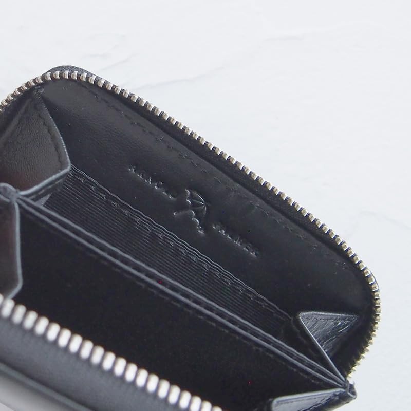 Arnold Palmer APZ-3206 (black) Round Coin Purse, Coin Case, Sheepskin