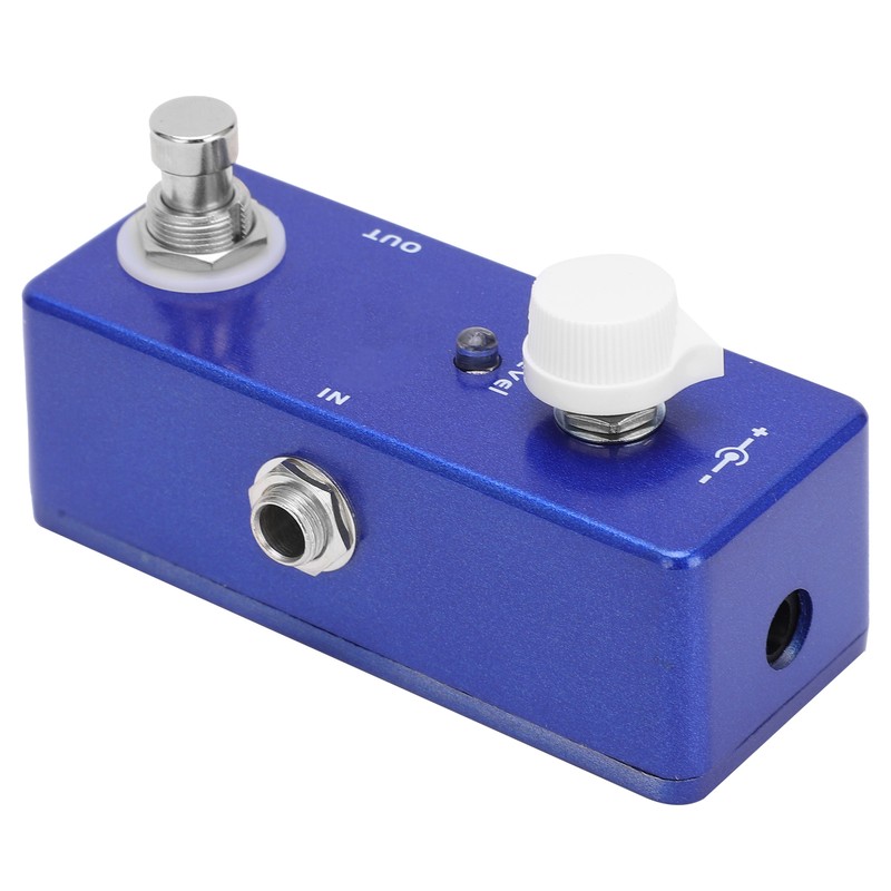 Guitar Effect Knob Control Adjustable Booster Pedal with DIP Switch