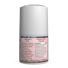 Silver Shield Deodorant - Sensitive Skin Formula - Floral Scent | All Natural Colloidal Silver Deodorant (Roll-on, 2 oz.)