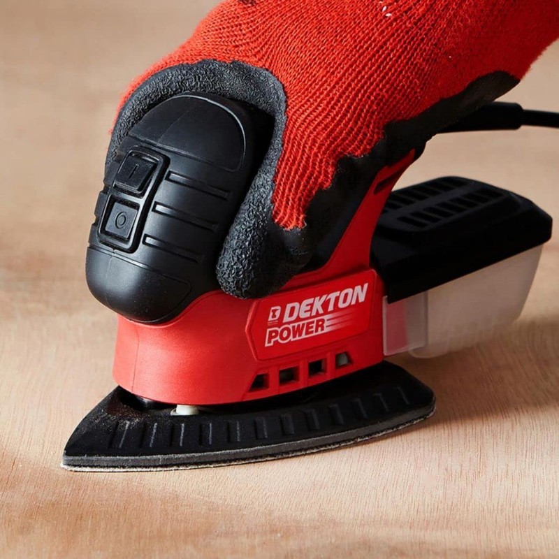 DEKTON DT80766 5Piece Medium 80 Grit Paper Backing Orbital Sander