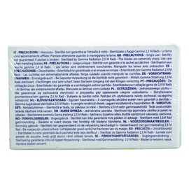 Gima - Gouge Blades Made of Carbon Steel N. 3, Sterile, for Manicure and Pedicure, 50 Blades Individually Packed