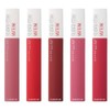 Maybelline 5 pack labiales liquidos matte larga duracion superstay matte