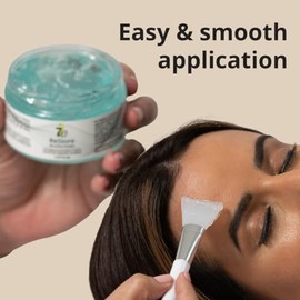 Gel conductor restaurador de 4 oz, complejo bioactivo para microcorriente - extracto de té verde, péptidos de colágeno, cuidado de la piel facial, antienvejecimiento y reafirmante de la piel