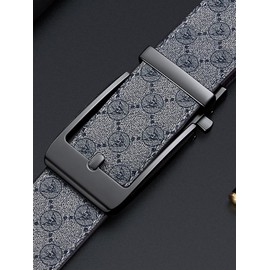 VANNANBA Mens Genuine Leather Belt with Single Prong Buckle for Dress Casual Jeans