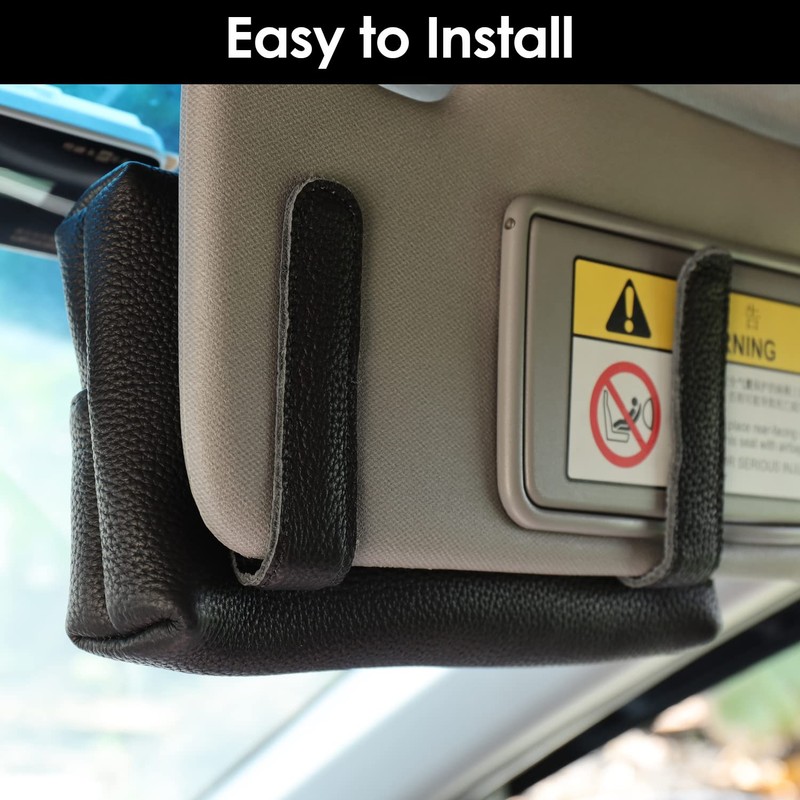 KINIVA Car Tissue Holder Sun Visor Napkin Tissue Box Holder
