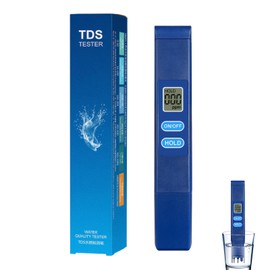ExcellaElite TDS Meter, TDS Meter Digital Water Tester with 0-9990 PPM Measurement Rang, Digital Water Quality Tester for Farming, Aquariums, Pools, Household Drinking Water