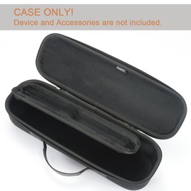 RAIACE Hard Storage Case Compatible with dyson Airstrait Straightener, Travel Carrying Bag. (case only). - Black(Black Lining)
