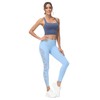 romansong Sujetadores deportivos de yoga con tirantes para mujer con