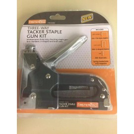 FastenPro New FastenPro Three-Way Tacker Staple Gun Kit