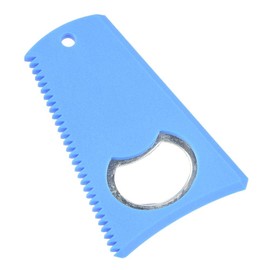 Keenso Portable Surfboard Wax Comb Remover, High Quality Surfboard Cleaning Tool with Keychain Hole (Blue)