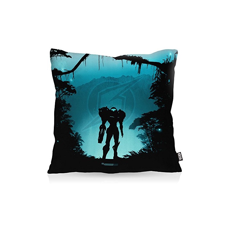 Void Heroic Samus Kapa Cushion Cover Outdoor Indoor Metroid Nes