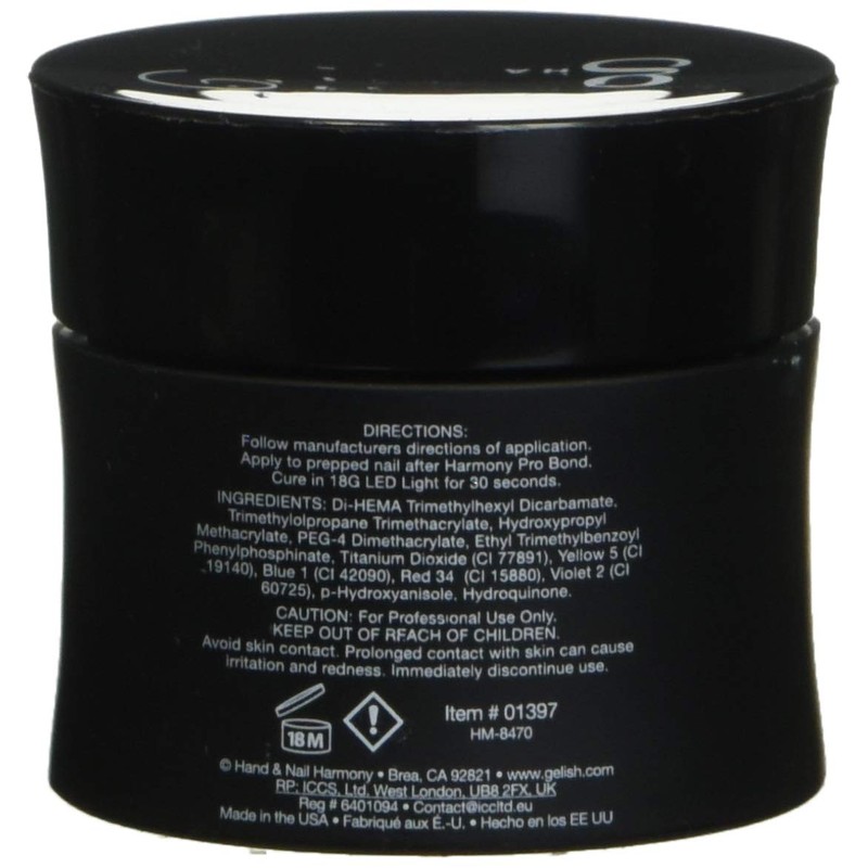 Gelish Hard Cover Pink Builder Gel, 0.5 Fluid Ounce